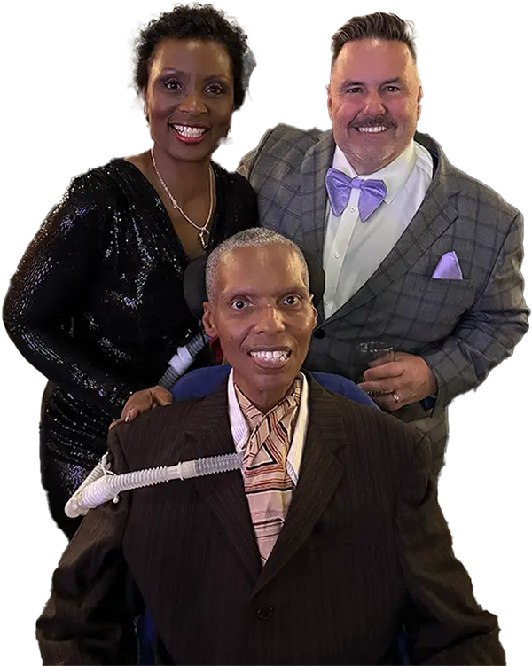Sean Marsh, O.J. Brigance and Chanda Brigance